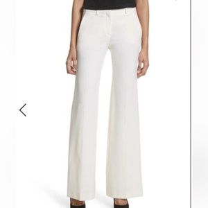 Theory Women's Cream Trousers